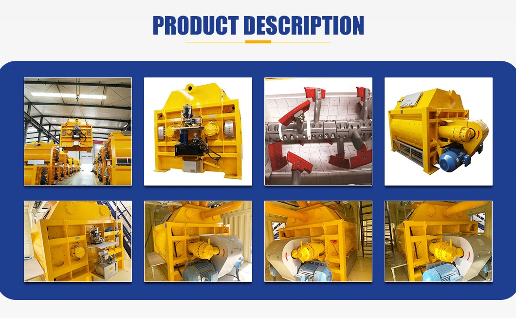 Best Quality Chinese Diesel Engine Twin Shaft Portable Mini Concrete Mixer 1.25 M&sup3; with CE