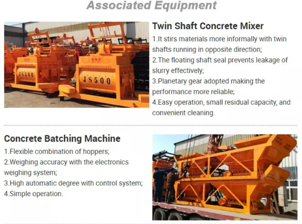 China Manufacturer and Supplier for Concrete Batching Plant with High Efficiency