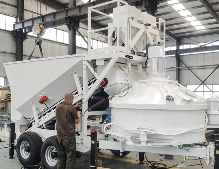 Construction Equipment Ready Mix Concrete Batching Mixing Plant for Sale