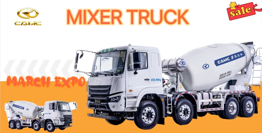 CAMC Trucks M7 8x4 volumetric mixer truck 10 cubic meters concrete mixer truck price