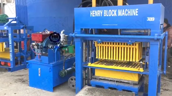 Diesel Hydraulic Brick Making Machine Concrete Hollow Block Making Machine