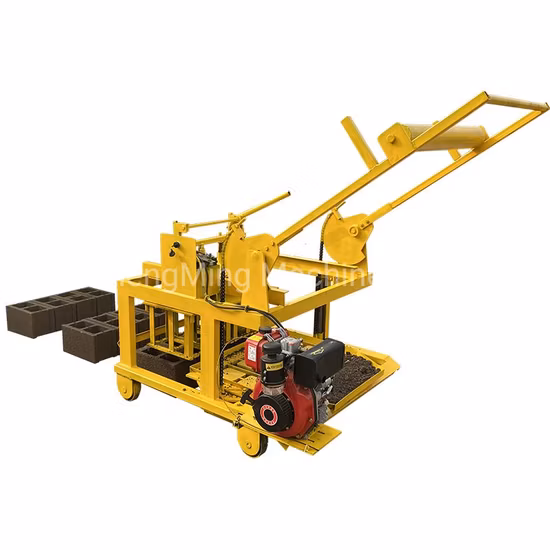 Hollow Block Making Machine with Diesel Engine for Sale