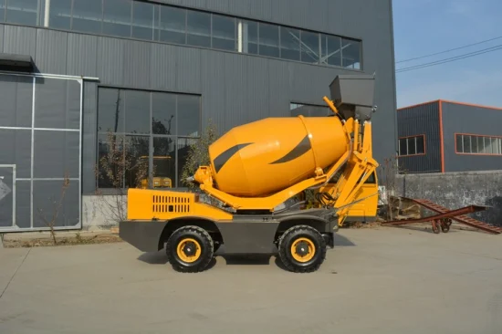 Self Loading Twin Spiral Shaft Mobile Concrete Mixer Price