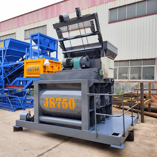 Gate 8-16t/H Forced Single Horizontal Concrete Twin Shaft Continuous Mixer in Compound Fertilizer Machines