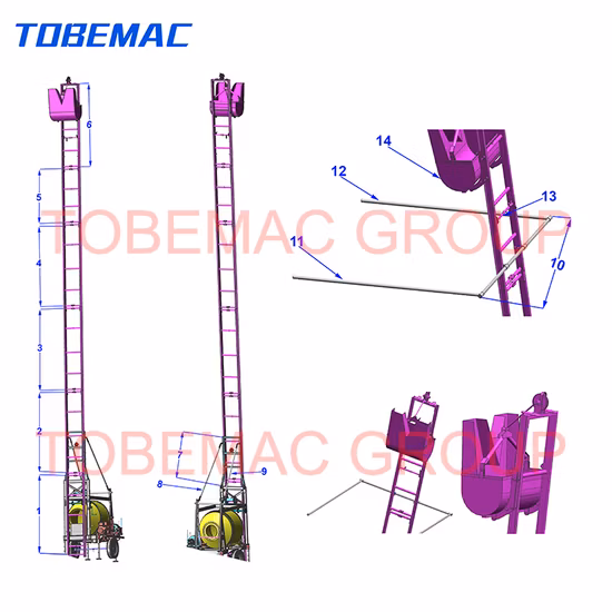 Tobemac 500L Lift Concrete Mixer for Sale