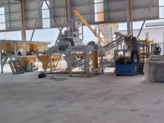 3 Bins 4 Hoppers Concrete Batching Plant