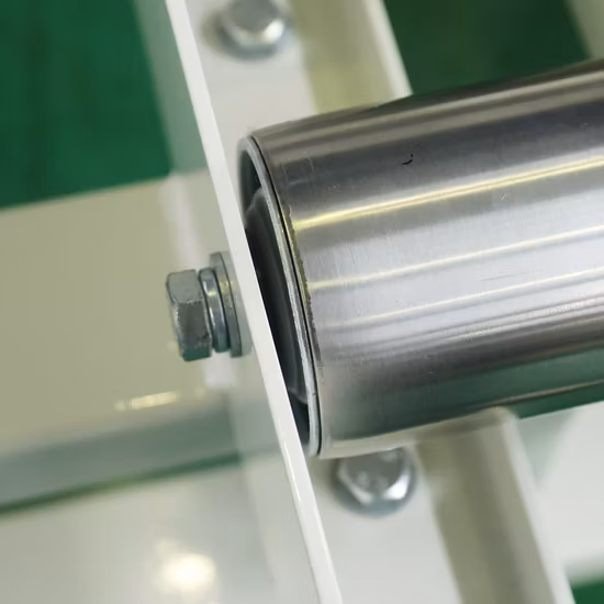 High Efficiency Steel Roller Chain Screw Conveyor with Flange Roller