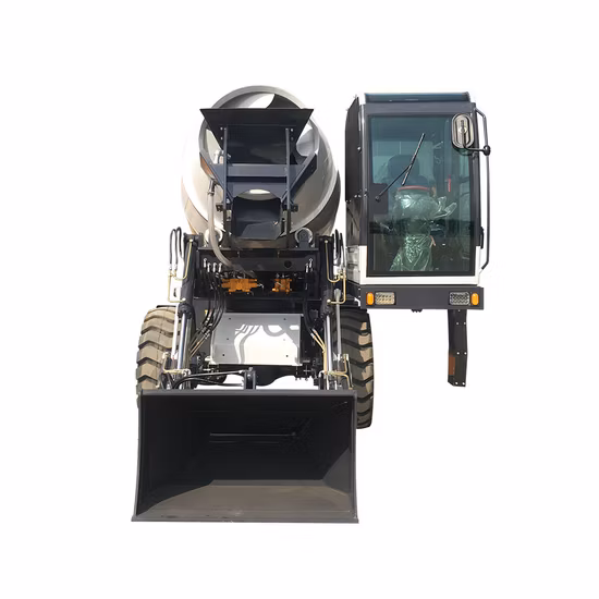 CE Approved Electric Self Loading Hoist Hopper Planetary Pan Castable Twin Shaft Concrete Cement Mixer for Precast