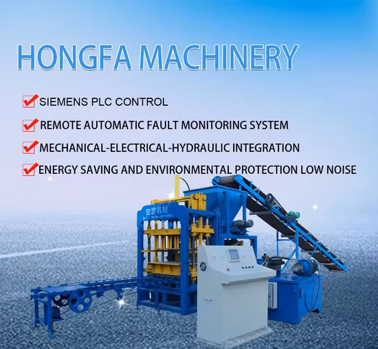 ISO and CE Certificated Qt6-15 Paver Hollow Brick Making Machine Block Machine Hot Selling