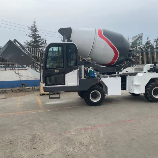 Bj4200 Diesel Concrete Cement Mixer with Lift for Sale