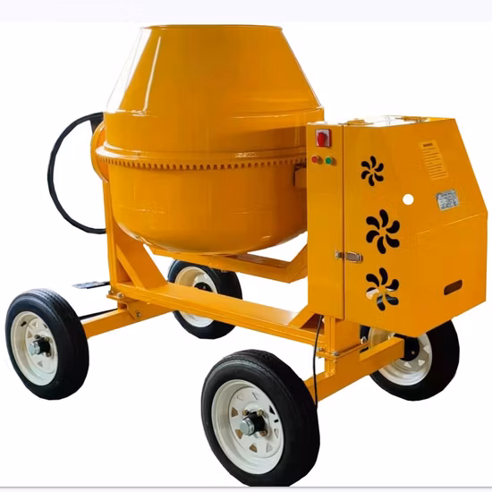 4 Wheels 500L Portable Concrete Cement Mixer Machine Cheap Factory Price