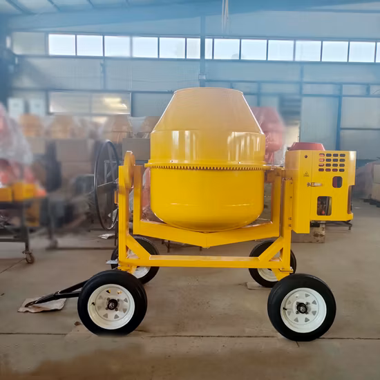 Mobile Diesel Mini Electric Portable Planetary Concrete Cement Truck and Pan Mixer with CE