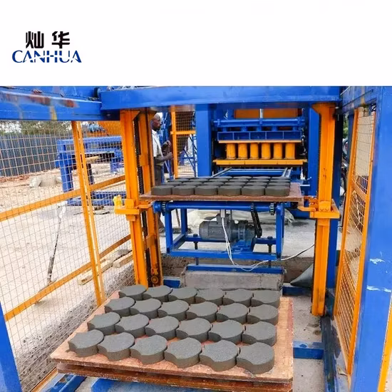 Qt12-15 Concrete Type Hollow Brick Paver Manual Electric Cover Automatic Block Making Machine