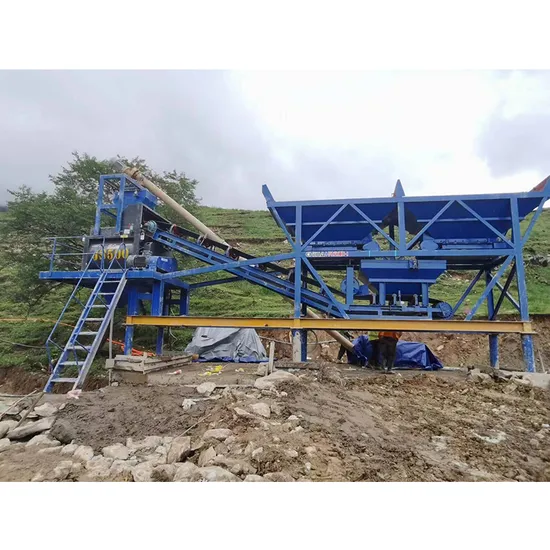 Hzs35 Mobile Concrete Mixing Plant