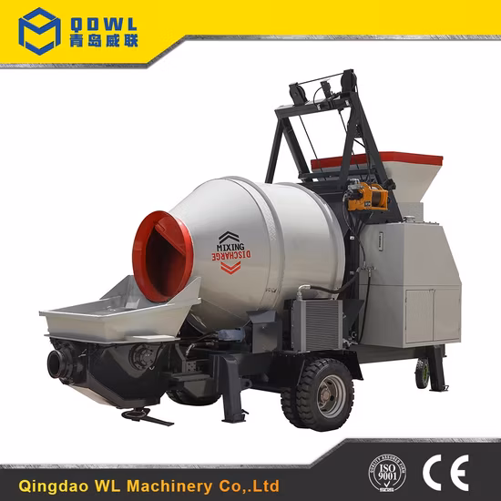 Concrete Trailer Pump Small Mini Concrete Pump Machine