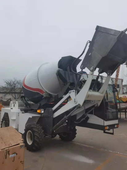 Micbj 78kw Mixing Power Automatic Loading 3m3 Portable Self Loading Concrete Mixer Cement Mixer