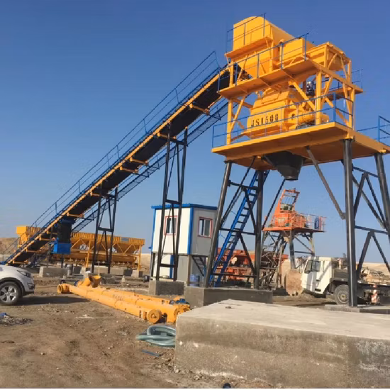 China Factory Good Quality Stationary Mixing Batching Dry Mix Concrete Batch Plant